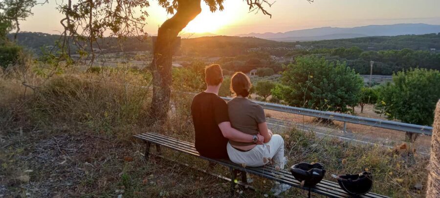 Mallorca: Sunset Horseback Ride with Drinks - The arena warm-up and sand track training you can actually feel