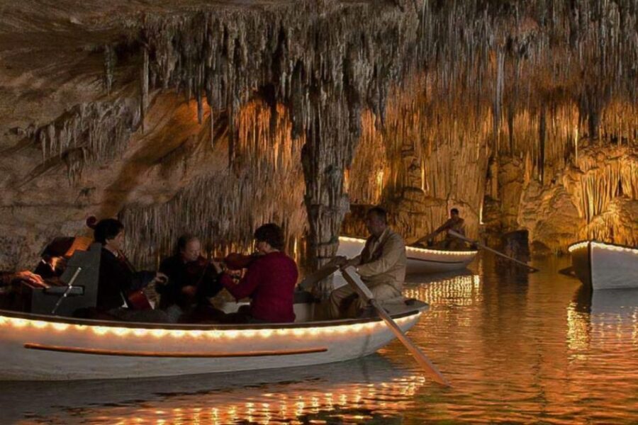 Mallorca: Ticket for Caves of Drach with Pickup Service - The mini concert at the underground lake