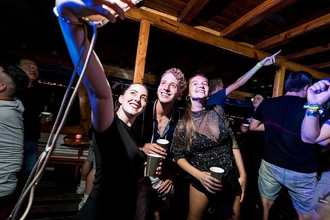 Night Boat Party: Mallorca Nightlife - Upper Deck Chill-Out: Panoramic Bay Views and City Lights