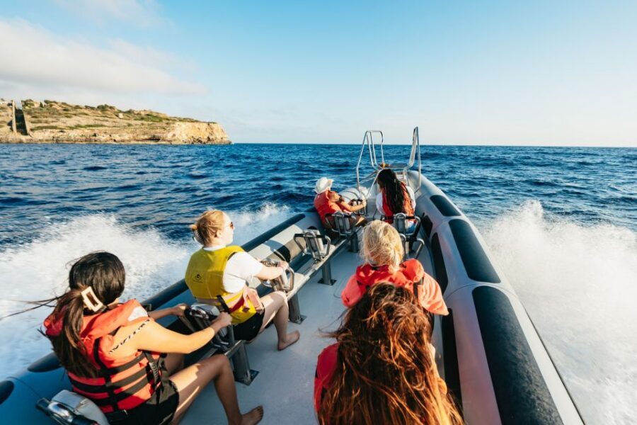 Palma Bay: 1-Hour Speedboat Adventure - The Swim Stop: Crystal Water, Deck Time, and Cave Views
