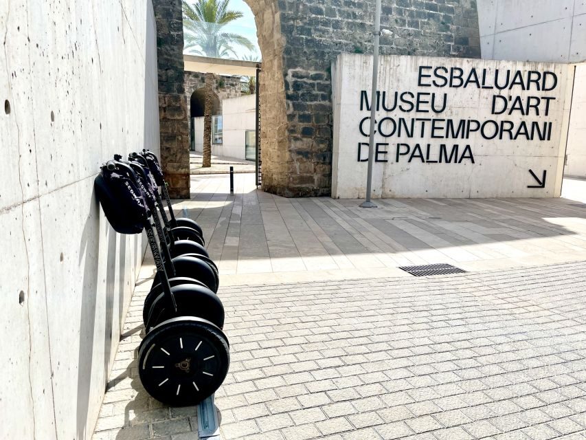 Palma: Best of Palma 90-min Segway Tour - Parc de la Mar: the organized photo angle between cathedral and palace