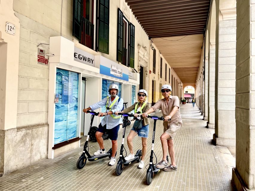 Palma: Guided 1.5 H city tour on Electric scooter - La Lonja de Palma: Gothic architecture worth slowing down for