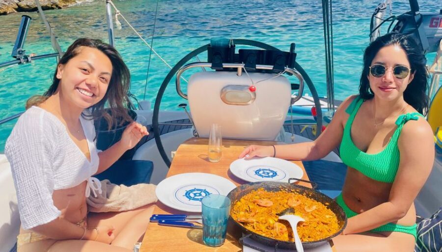 Palma: Private Sailing Boat Excursion with Optional Paella - Secret cove stop for swimming, snorkeling, and paddleboards