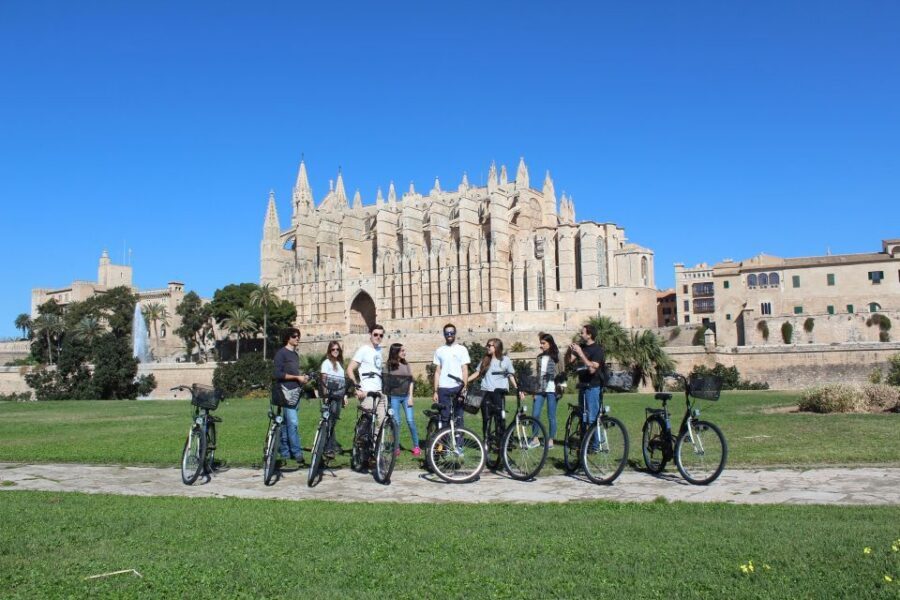 Palma Shore Excursion Bike Tour (Transfer Included) - Riding Palma Old Town in a small-group flow