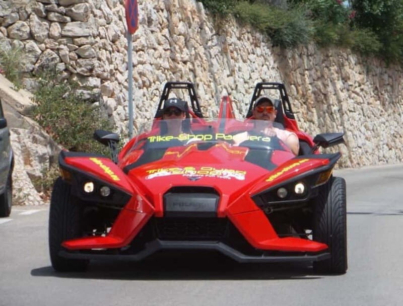 Peguera: Half Day Slingshot Tour - Manual transmission and the driver insurance detail you should plan for