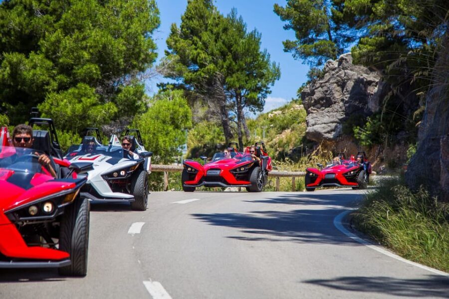 Peguera: Racing Car Drive and Jet Ski Combo Tour - Transition time: the included transfer that saves you headaches