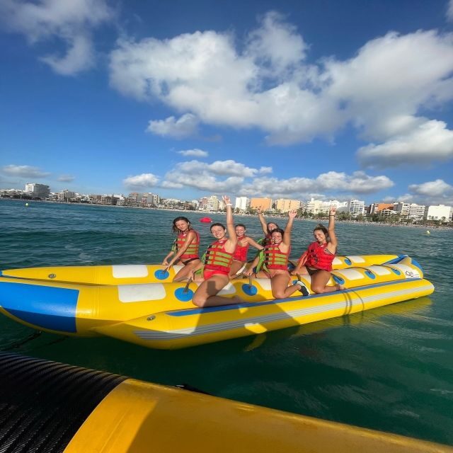 Playa de Palma: Banana Boat Ride - Life Jacket On: Safety That’s Included, Not Extra