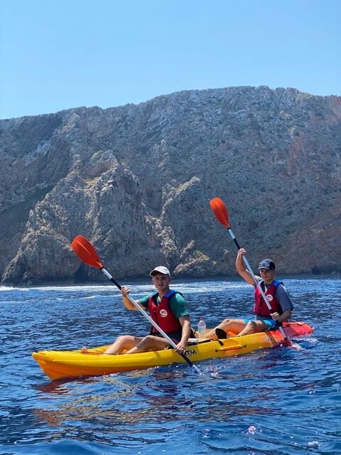 Pollença: Kayak and Coasteering Cliff Jumping - How long it really feels: 3.5 hours with momentum