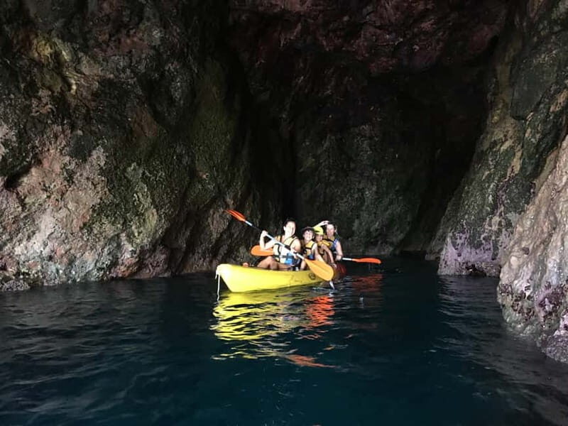 Pollença: Kayak Discovery – Snorkeling and Caves - Stop by stop: what happens during the 2.33 hours of kayaking