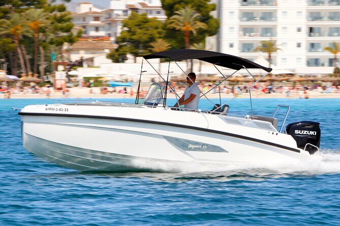 Private Boat Rental Abaris 23 from Alcudia - Mallorca’s North Coast, The Easy Way: Alcúdia Meets Pollensa Bay