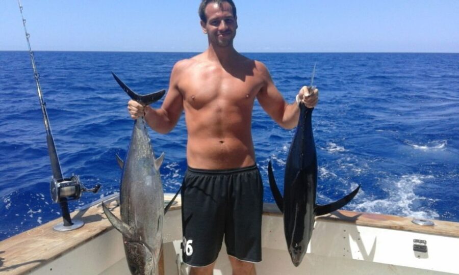 Private Fishing Charter Mallorca - A Bertram 38 Charter for Big Game Trolling Near Can Picafort