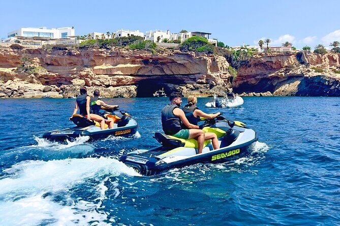 Private jet ski excursion Ibiza San Antonio Es Vedrà - Private jet ski for up to 2: what that changes for your day