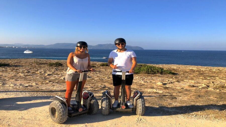 Sa Coma: Off-Road Segway Tour to Castell Punta de n'Amer - Off-road in Punta de nAmer: hills, rocks, and panoramic pay-off