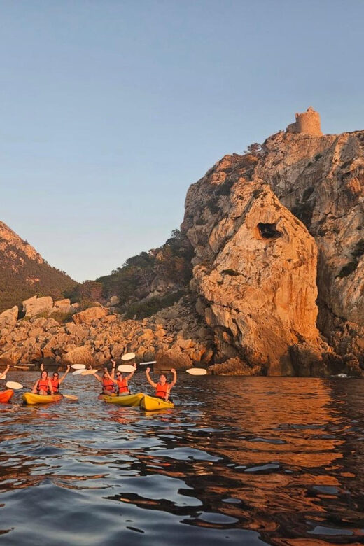 Sant Elm: Guided Kayak Sunset Tour with Picnic in a Cove - Who should book this Sant Elm kayak sunset tour