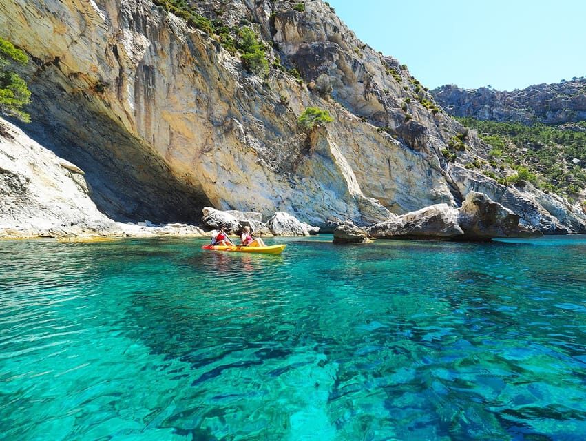 Sant Elm: Guided kayak tour to Cala en Tío with caves - Paddling the west coast: Punta de na Galinda and Sa Dragonera views