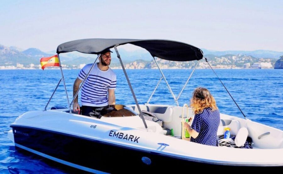 Santa Ponsa: 2-8 Hour Boat Rental (No License Needed) - How the route works: maps, best-places logic, and time limits