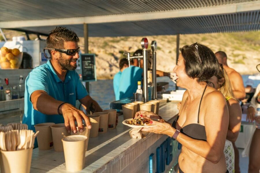 S'Arenal: Sunset Catamaran Cruise with BBQ - BBQ and drinks onboard: what you’ll actually taste