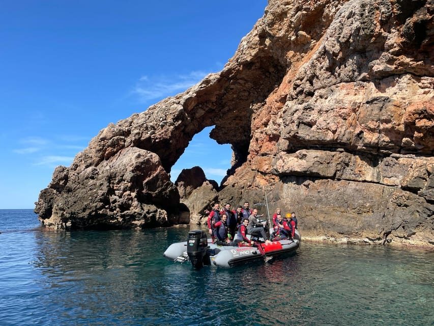 Serra de Tramuntana: Canyoning and boat return - The Sea Exit and the Speedboat Waiting at the End